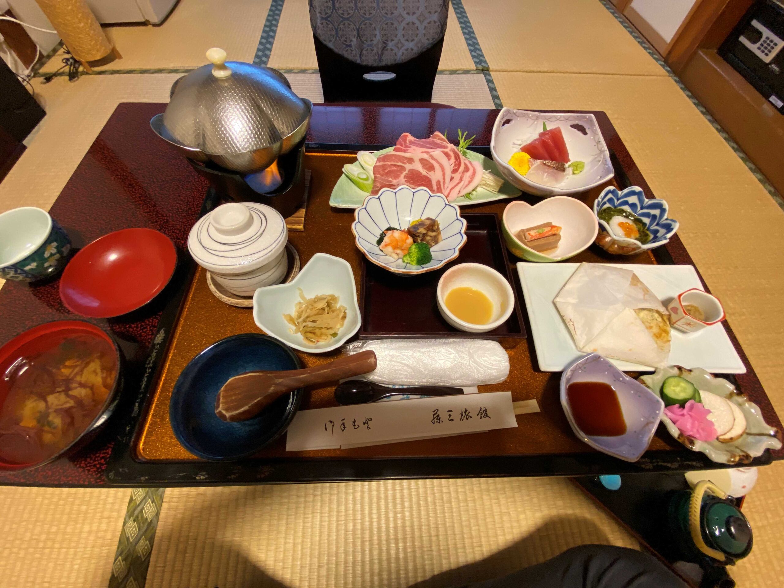 藤三旅館料理1